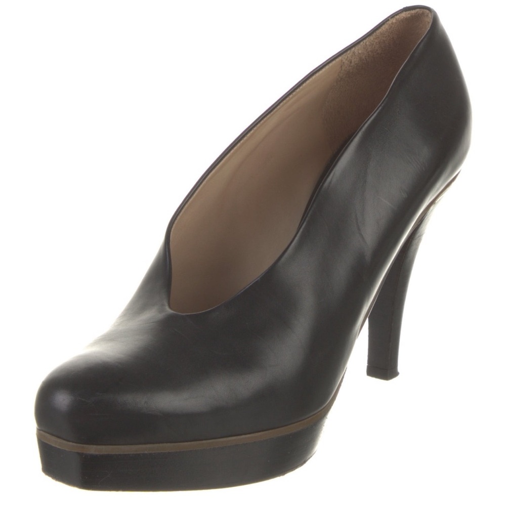 Jill Sander Leather Platform Pumps